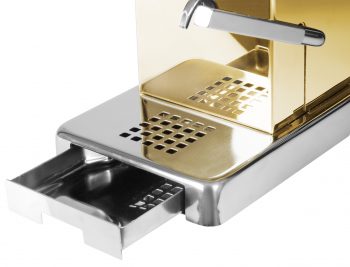 La Piccola Piccola Gold ansicht Schublade 2 Modell 2019 detail ESE Kaffeemaschine
