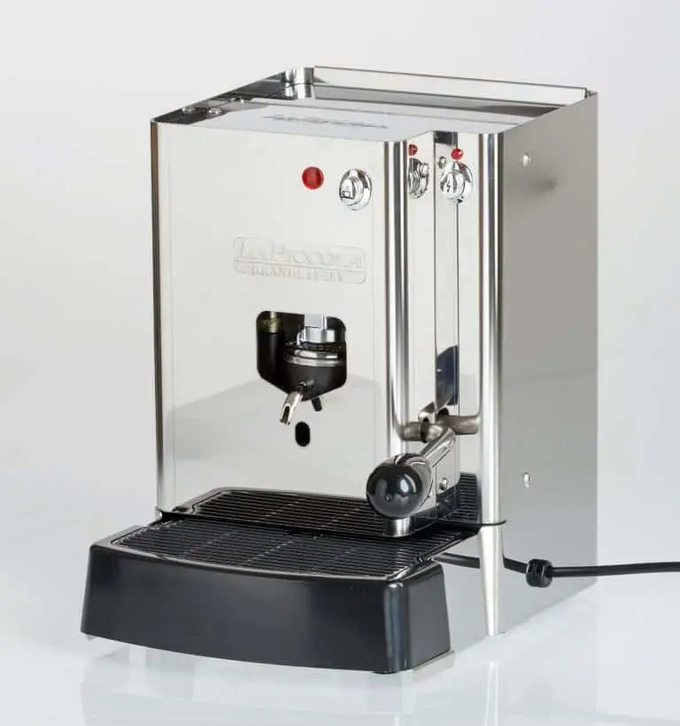 La Piccola Sara Inox Ansicht vorne ESE Espressomaschine