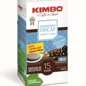 KIMBO decaf ese pads 15 koffeinfrei Probier Kleinpackung