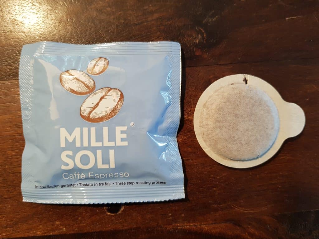 Mille Soli Espresso hellblau ESE pads