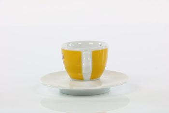 Espressotasse Lucaffe gelb dickwandig