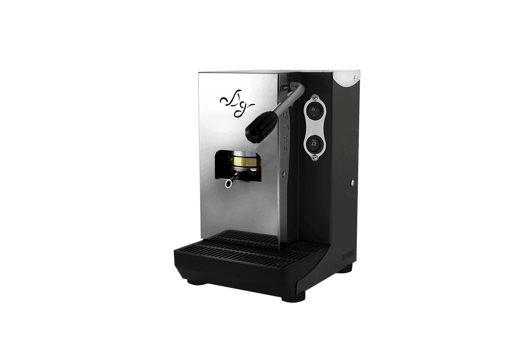 Aroma Plus ESE Pad Espressomaschine Schwarz