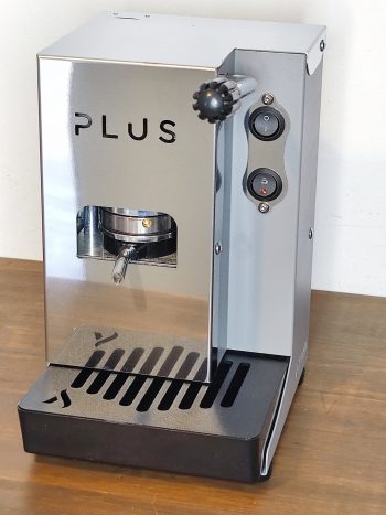 Aroma Plus Espressomaschine Grau Messing Thermoblock