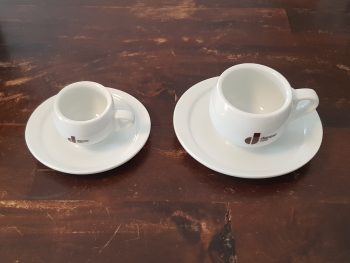 Danesi Espressotasse und Cappuccinotasse im Vergleich