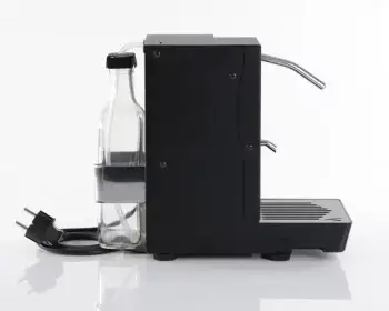 Modell Mono ganz schwarz der Aroma PLUS Espressomaschine mit Messing Thermoblock