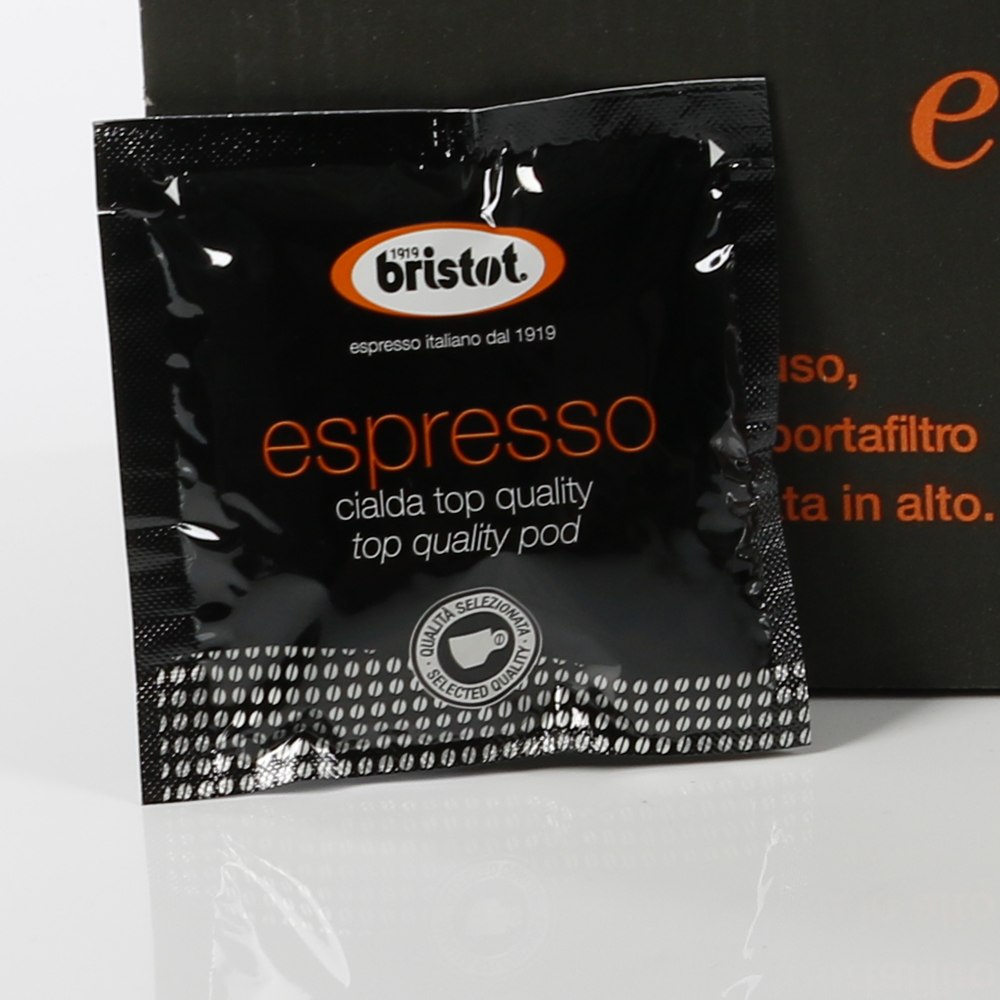 Bristot Espresso ESE Pads 150: einzeln verpacktes Pad