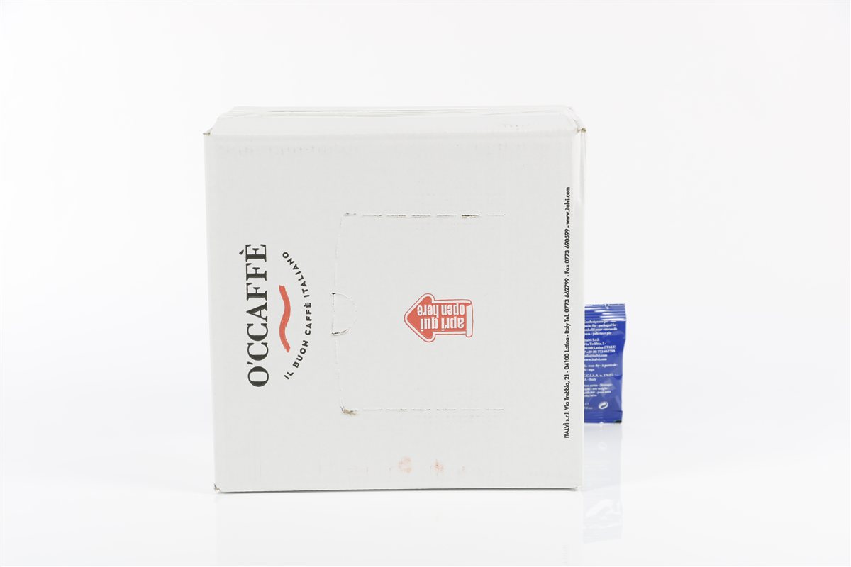 O'CCAFFÈ Intenso ESE Pads 50: Karton Rückseite