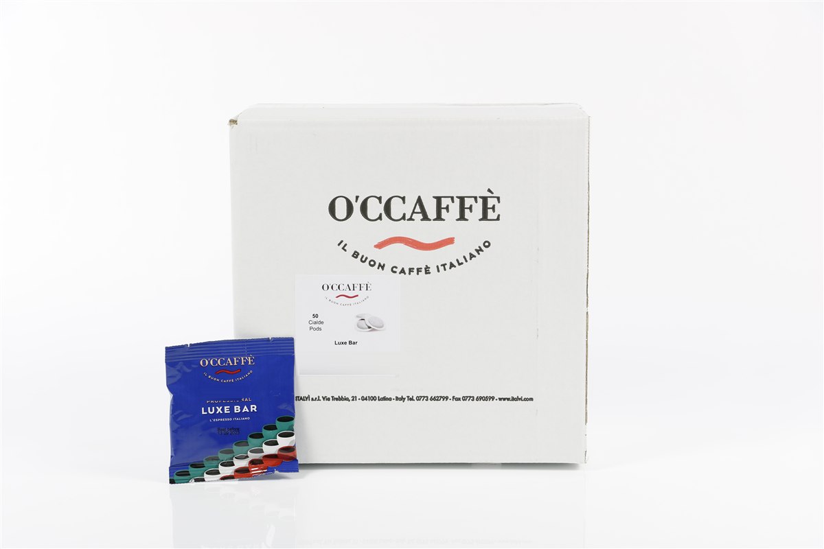 O'CCAFFÈ Intenso ESE Pads 50: Karton vorne mit Pad