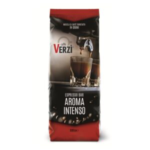 Caffè Verzì Espresso Bar Aroma Intenso: 1 kg ganze Espressobohnen im Beutel